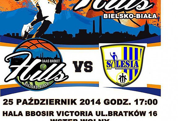 W sobotę o godzinie 17.00 koszykarze DAAS Basket Hills rozegrają pierwsze spotkanie przed własną publicznością.