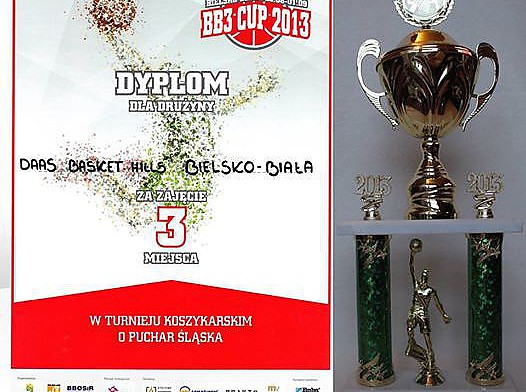 Zawodnicy DAAS Basket Hills Bielsko-Biała zajęli 3 miejsce w Pucharze Śląska 2013.