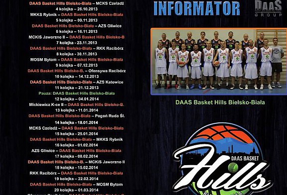 Informator drużyny DAAS Basket Hills Bielsko-Biała 