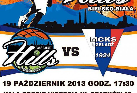 DAAS Basket Hills Bielsko-Biała będą podejmować na własnym boisku drużynę MCKS Czeladź!